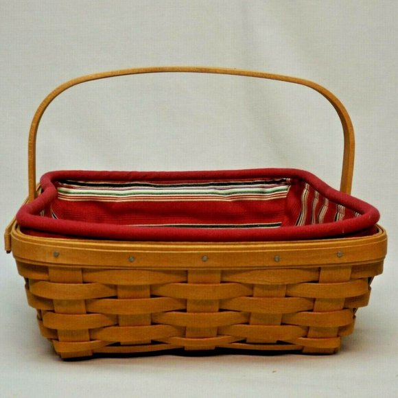 Longaberger 2005 Napkin Basket with Liner - Picture 7 of 14